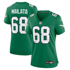 Nike Jordan Mailata Philadelphia Eagles Women's Alternate Game Jersey Kelly Green