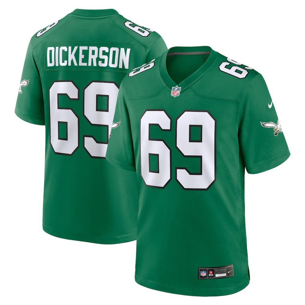 Nike Landon Dickerson Philadelphia Eagles Alternate Game Jersey Kelly Green