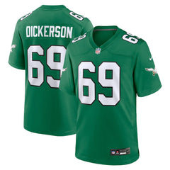 Nike Landon Dickerson Philadelphia Eagles Alternate Game Jersey Kelly Green
