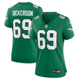 Nike Landon Dickerson Philadelphia Eagles Women's Alternate Game Jersey Kelly Green