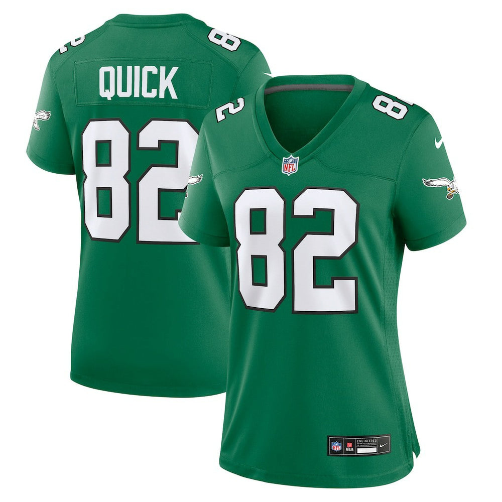 Nike Mike Quick Philadelphia Eagles Women's Alternate Game Jersey Kelly Green