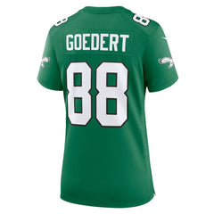 Nike Dallas Goedert Philadelphia Eagles Women's Alternate Game Jersey Kelly Green