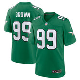 Nike Jerome Brown Philadelphia Eagles Retired Player Alternate Game Jersey Kelly Green