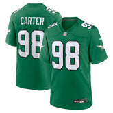 Nike Jalen Carter Philadelphia Eagles Alternate Game Jersey Kelly Green