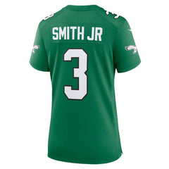 Nike Nolan Smith Philadelphia Eagles Women's Alternate Game Jersey Kelly Green