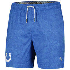 Indianapolis Colts Naples Layered Leaves Swim Trunks Royal