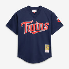 David Ortiz Minnesota Twins Mitchell & Ness Youth Cooperstown Collection Mesh Batting Practice Jersey - Navy - Mitchell & Ness on Sale