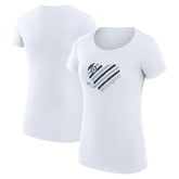 Winnipeg Jets G-III 4Her by Carl Banks Women's Super-Slim Fit Lightweight Heart T-Shirt - White - NHL 200446410