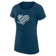 Toronto Maple Leafs G-III 4Her by Carl Banks Women's Super-Slim Fit Lightweight Heart T-Shirt - Navy - NHL 200446417