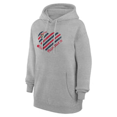 Florida Panthers G-III 4Her by Carl Banks Women's Heart Pullover Hoodie - Heather Gray - NHL 200446504