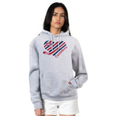 Montreal Canadiens G-III 4Her by Carl Banks Women's Heart Pullover Hoodie - Heather Gray - NHL 200446507