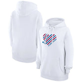 Colorado Avalanche G-III 4Her by Carl Banks Women's Heart Pullover Hoodie - White - NHL 200446531