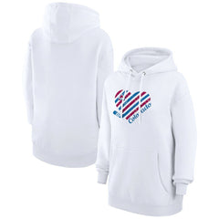 Colorado Avalanche G-III 4Her by Carl Banks Women's Heart Pullover Hoodie - White - NHL 200446531