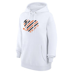Philadelphia Flyers G-III 4Her by Carl Banks Women's Heart Pullover Hoodie - White - NHL 200446545