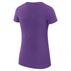 Colorado Rockies G-III 4Her by Carl Banks Women's Super-Slim Fit Lightweight Filigree Team T-Shirt - Purple - MLB on Sale