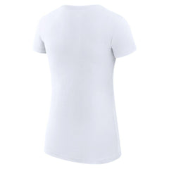 Cleveland Guardians G-III 4Her by Carl Banks Women's Super-Slim Fit Lightweight Filigree Team T-Shirt - White - MLB Discount