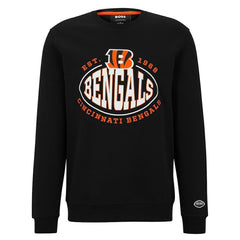 Cincinnati Bengals BOSS X NFL Tri-Blend Pullover Sweatshirt Black