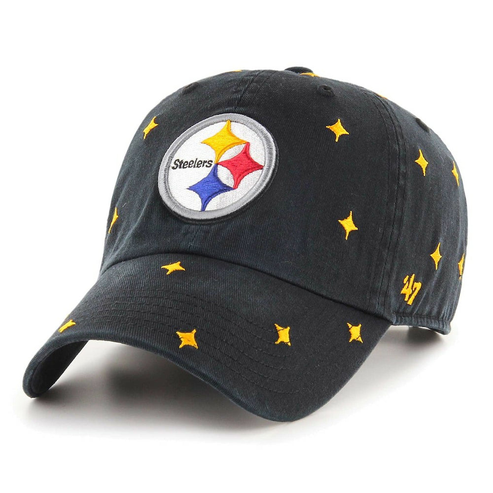 47 brand Pittsburgh Steelers '47 Confetti Clean Up Adjustable Hat Black