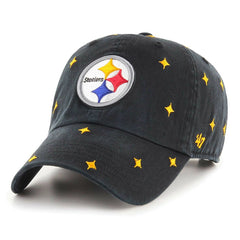 47 brand Pittsburgh Steelers '47 Confetti Clean Up Adjustable Hat Black