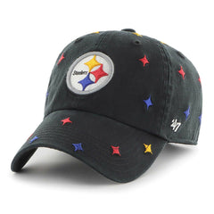 47 brand Pittsburgh Steelers '47 Confetti Clean Up Adjustable Hat Black
