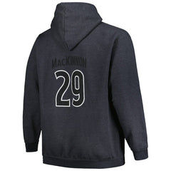 Nathan MacKinnon Colorado Avalanche Profile Big & Tall Name & Number Pullover Hoodie - Charcoal - NHL 200464397