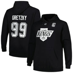 Wayne Gretzky Los Angeles Kings Mitchell & Ness Name & Number Pullover Hoodie - Black - NHL 200464405