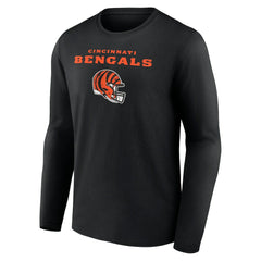 Joe Burrow Cincinnati Bengals Team Wordmark Long Sleeve T-Shirt Black