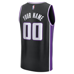 Sacramento Kings Fast Break Custom Jersey Icon Edition Black | Fanatics