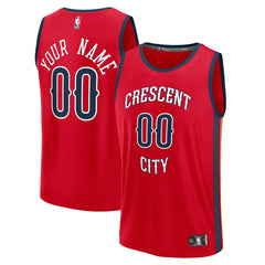 New Orleans Pelicans Fast Break Custom Jersey Statement Edition Red | Fanatics Near Me