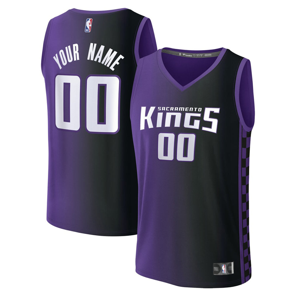 Sacramento Kings Fast Break Custom Jersey Statement Edition Purple | Fanatics Lifestyle