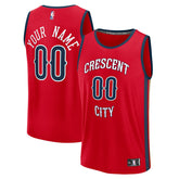 New Orleans Pelicans Youth Fast Break Custom Replica Jersey Red Statement Edition | Fanatics Lifestyle