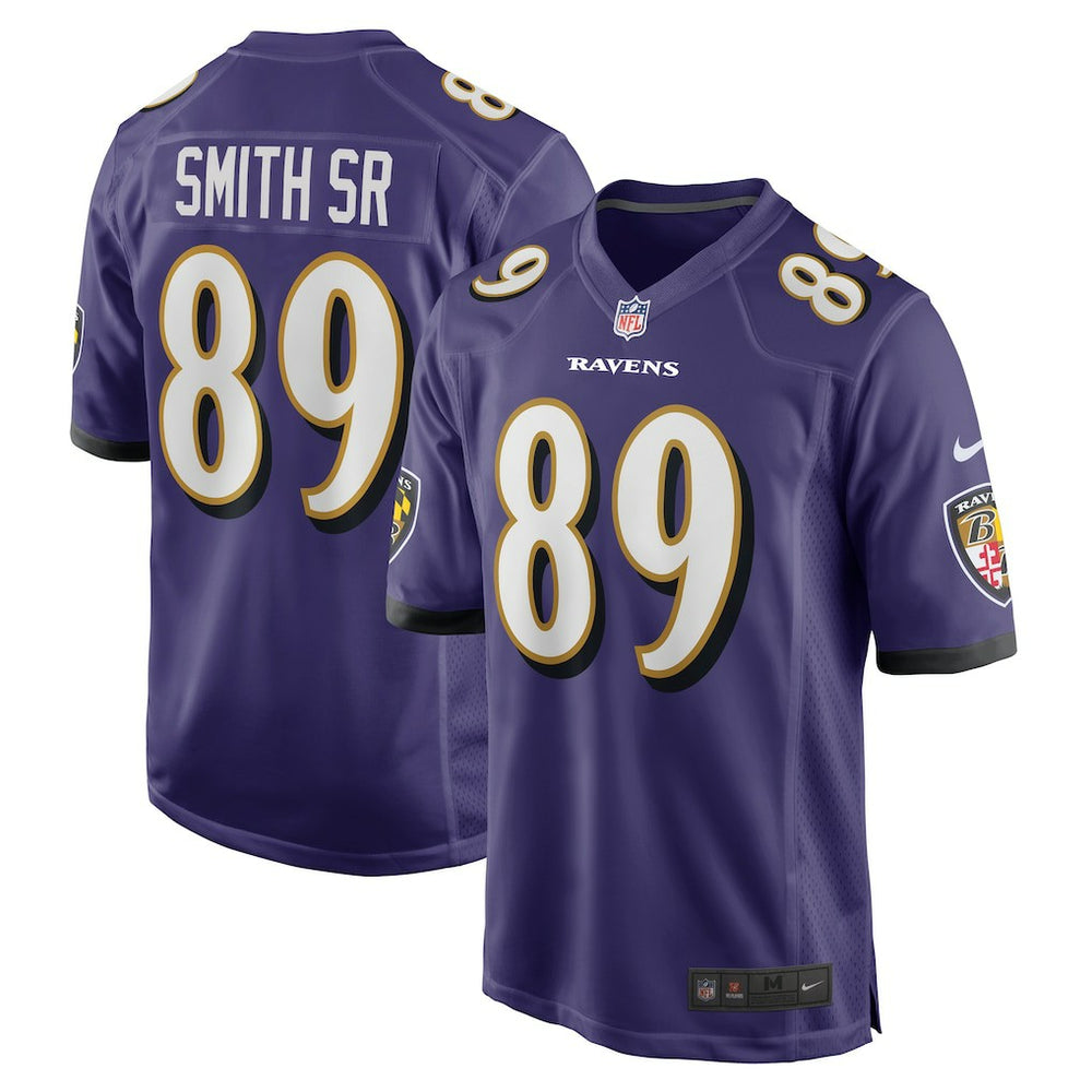 Nike Steve Smith Sr. Baltimore Ravens Retired Player Game Jersey Purple