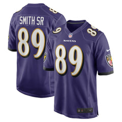 Nike Steve Smith Sr. Baltimore Ravens Retired Player Game Jersey Purple
