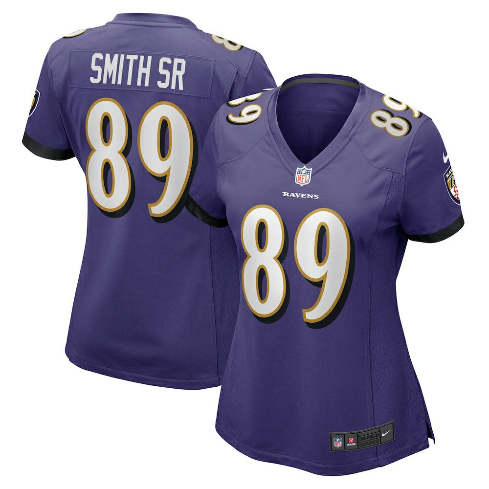 Nike Steve Smith Sr. Baltimore Ravens Women's Retired Player Game Jersey Purple