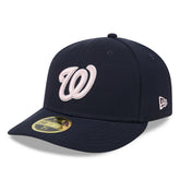 New Era Washington Nationals Navy 2024 Mother's Day Low Profile 59FIFTY Fitted Hat - New Era Discount