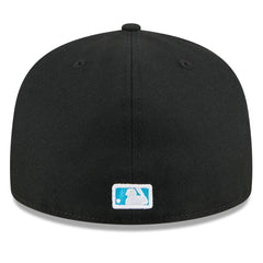 Miami Marlins New Era 2024 Father's Day 59FIFTY Fitted Hat - Black - New Era on Sale