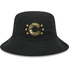 Chicago Cubs New Era 2024 Armed Forces Day Bucket Hat - Black - New Era Sale