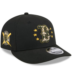 Boston Red Sox New Era 2024 Armed Forces Day Low Profile 9FIFTY Snapback Hat - Black - New Era on Sale