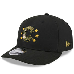 Chicago Cubs New Era 2024 Armed Forces Day Low Profile 9FIFTY Snapback Hat - Black - New Era Discount