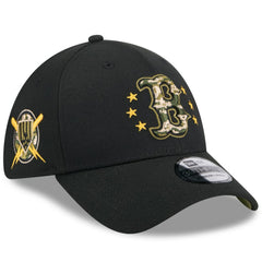 Boston Red Sox New Era 2024 Armed Forces Day 39THIRTY Flex Hat - Black - New Era Sale