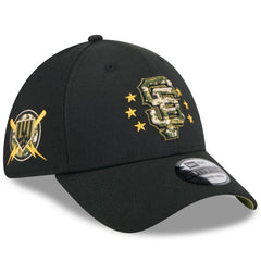 San Francisco Giants New Era 2024 Armed Forces Day 39THIRTY Flex Hat - Black - New Era Discount