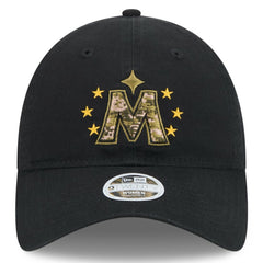Minnesota Twins New Era Women's 2024 Armed Forces Day 9TWENTY Adjustable Hat - Black - New Era Online