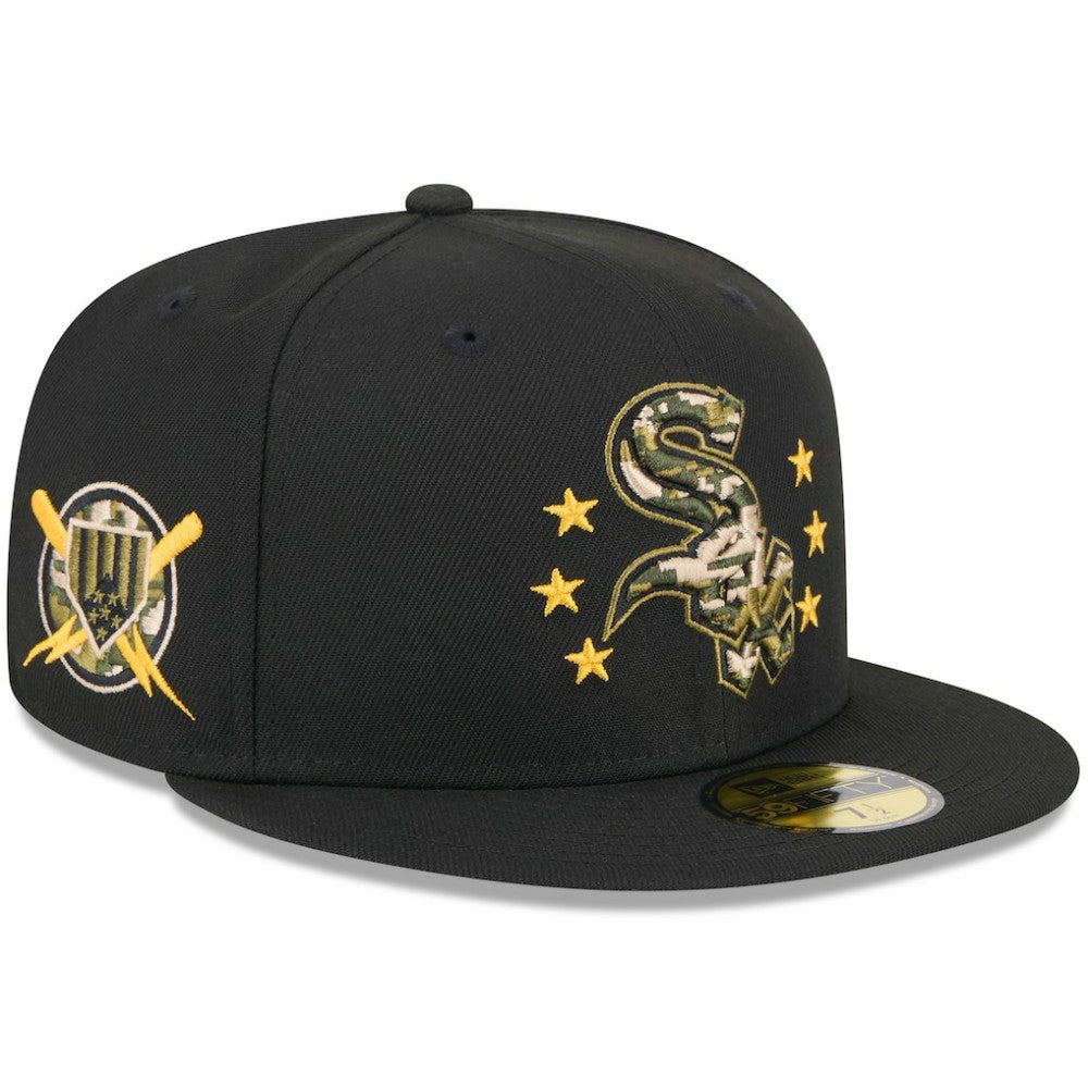 Chicago White Sox New Era 2024 Armed Forces Day On-Field 59FIFTY Fitted Hat - Black - New Era on Sale