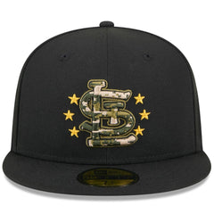 St. Louis Cardinals New Era 2024 Armed Forces Day On-Field 59FIFTY Fitted Hat - Black - New Era Online