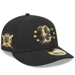 Boston Red Sox New Era 2024 Armed Forces Day Low Profile 59FIFTY Fitted Hat - Black - New Era Discount
