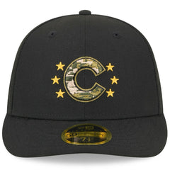 Chicago Cubs New Era 2024 Armed Forces Day Low Profile 59FIFTY Fitted Hat - Black - New Era Sale