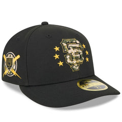 San Francisco Giants New Era 2024 Armed Forces Day Low Profile 59FIFTY Fitted Hat - Black - New Era on Sale