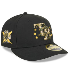 Tampa Bay Rays New Era 2024 Armed Forces Day Low Profile 59FIFTY Fitted Hat - Black - New Era Online