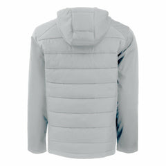 Los Angeles Dodgers Cutter & Buck Evoke Hybrid Eco Softshell Recycled Full-Zip Hoodie - Gray - MLB Lifestyle