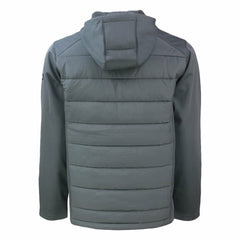 New York Yankees Cutter & Buck Evoke Hybrid Eco Softshell Recycled Full-Zip Hoodie - Gray - MLB Sale